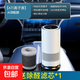 車(chē)載空氣凈化器汽車(chē)專(zhuān)用新車(chē)去甲醛車(chē)內消除異味車(chē)上負離子發(fā)生器 頂配-白色