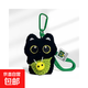 超萌小黑貓掛件個(gè)性可愛(ài)毛絨公仔手工編織掛繩多顏色禮物送好朋友 【小黑貓】綠挎包+蜜蜂+綠掛繩