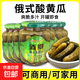 酸黃瓜正宗俄式酸黃瓜漢堡配菜腌黃瓜低脂酸黃瓜小乳瓜商用酸黃瓜 酸黃瓜【1罐】