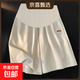 孕婦短褲女夏季外穿休閑三分褲新款寬松直筒運動(dòng)孕婦夏裝褲子 杏色 XL建議130-150斤