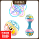 新生嬰兒兒童手拿小玩具抓握訓練0-6個(gè)月1歲寶寶益智手搖鈴可啃咬 手抓球+手抓棒+曼哈頓球