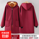 擺攤圍裙廚房家用加絨加厚罩衣女新款護衣防水防油上班定制工作服 紅色正穿衣加絨2XL 1條