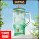 大容量冰霸杯玻璃水杯女生夏天新款高顏值水壺辦公室吸管杯子大號 冰霸吸管杯【琉璃綠】 620ml 1只