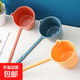長(cháng)柄水勺塑料加厚水舀廚房家用洗菜澆花水勺簡(jiǎn)約純色水瓢帶嘴舀水 長(cháng)柄藍色【1個(gè)裝】