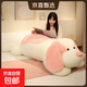 大耳朵趴趴狗公仔抱枕男女孩睡覺(jué)可愛(ài)小狗玩偶狗狗毛絨玩具布娃娃 【超軟大耳朵趴狗】櫻花粉色 【超大號】160cm