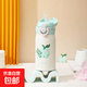 匡迪迷你保溫杯彈蓋雙飲吸管杯學(xué)生便攜高顏值可愛(ài)卡通水杯子 薄荷綠-280ml 吸管+彈蓋