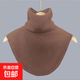 領(lǐng)子假領(lǐng)秋冬女百搭圍脖保暖騎行防風(fēng)立領(lǐng)半高領(lǐng)套頭脖套德絨 假高領(lǐng)-德絨-無(wú)包邊款-咖啡色-1個(gè)