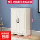 鞋柜家用門(mén)口簡(jiǎn)易鞋架子大容量收納神器入戶(hù)多層防塵宿舍出租屋用 A款兩門(mén)【白色】 自己安裝