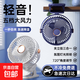 電風(fēng)扇家用桌面風(fēng)扇夾子風(fēng)扇usb夾扇迷你便攜式充電桌面風(fēng)扇學(xué)生宿舍小風(fēng)扇 4寸【夜燈夾扇白】夾掛立三合一