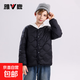 雅鹿兒童輕薄羽絨服內膽男女童中大童小童寶寶校服神器秋冬外套 黑色 男女童同款 170 適合身高150-160cm