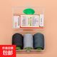 珠寶首飾家用針線(xiàn)工具套裝便攜針線(xiàn)盒手工縫補衣服針線(xiàn)盒飾品配件 縫衣針線(xiàn)套裝-灰色系3卷線(xiàn)+針+穿針器-1套