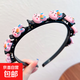 兒童發(fā)箍編發(fā)神器可愛(ài)女童劉海碎發(fā)卡寶寶頭箍不傷發(fā)女孩洋氣發(fā)飾 胡蘿卜兔