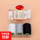 珠寶首飾家用針線(xiàn)工具套裝便攜針線(xiàn)盒手工縫補衣服針線(xiàn)盒飾品配件 縫衣針線(xiàn)套裝-黑白灰線(xiàn)+針+穿針器-1套