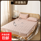 A類(lèi)防水隔尿床笠單件夾棉加厚席夢(mèng)思床墊保護罩防塵床單床罩床套 【防水款 】A類(lèi)母嬰級山茶花淺粉 床笠單件200x220cm》30cm內床墊