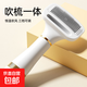 【便攜吹水】寵物拉毛吹風(fēng)機貓狗一體靜音比熊洗澡吹毛梳貓小型犬 【經(jīng)典白】吹梳一體