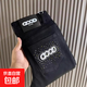 國潮美式秋冬新款GOOD刺繡加絨牛仔褲男燙鉆修身百搭小腳直筒長(cháng)褲 黑色 S