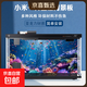 小米適配一代魚(yú)缸背景板貼紙 裝飾畫(huà)亞克力高清卡通3D安裝簡(jiǎn)單 光照海底生物*1