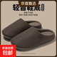 防滑靜音拖鞋男士室內家居軟底情侶家用棉拖鞋pu防水日式拖鞋四季 GT-M-6865棕色 44-45