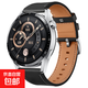 適用oppowatchx/X2真皮表帶一加手表2/SE/1/2/3皮質(zhì)腕帶oneplus手表watch3/4Pro替換表帶 黑色 OPPO Watch X/X2-22mm