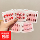兒童可愛(ài)指甲貼女孩卡通穿戴甲寶寶自粘美甲貼片貼紙玩具無(wú)毒無(wú)味 9#萌系全系列【優(yōu)惠裝·5件套】 無(wú)規格