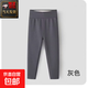 女童鯊魚(yú)褲加絨秋冬季褲子2026新款兒童一體絨保暖褲女大童打底褲 灰色特厚 高品質(zhì)重磅 140