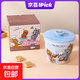 貓和老鼠陶瓷碗高顏值泡面碗女生兒童大容量泡面杯可微波帶蓋高級 貓和老鼠聯(lián)名泡面碗-泰菲禮盒裝