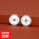 足銀999五帝錢(qián)銀幣小實(shí)心亮面純銀餃子幣壓歲錢(qián)紅包隨手禮送小孩 康熙通寶  2±0.2g[單個(gè)]