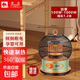 駱駝取暖器家用小太陽(yáng)電暖器鳥(niǎo)籠式電暖氣烤火爐360度無(wú)死角即開(kāi)即熱電暖風(fēng)機 【加強速熱款】 駱駝?wù)?碳晶盤(pán)制熱+無(wú)極調溫+防燙網(wǎng)罩+2米線(xiàn)