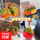 【JD快遞】新款防獺兔毛小桃子貓爪手機飾品掛鏈汽車(chē)鑰匙扣掛件ins毛絨球水蜜桃書(shū)包掛飾創(chuàng  )意禮物 柿子掛件【好柿連連】
