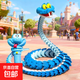 瘋狂動(dòng)物城2周邊蓋瑞蛇一條蛇3D打印玩具的解毒筆讀動(dòng)漫兒童玩具 蓋瑞解毒筆+3D打印蓋瑞蛇【一套】