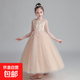 公主裙女童蓬蓬紗2020年秋冬新款長(cháng)袖洋氣兒童禮服演出服連衣裙子 香擯色 170 170cm