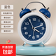 2026新款簡(jiǎn)約鬧鐘學(xué)生專(zhuān)用兒童床頭鐘臥室靜音臺鐘起床神器時(shí)鐘擺件小座鐘桌面鐘表 電池款小號3.5寸 藍白色【靜音掃秒機芯】