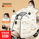 【京東物流】電動(dòng)車(chē)擋風(fēng)被冬季全包斗篷式加絨加厚電瓶摩托車(chē)防風(fēng)防水罩25新款 加厚護脖款【全包大側翼+加絨加厚+收納扣】米滑雪兔
