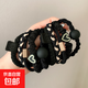 新款高端橡皮筋女扎頭發(fā)簡(jiǎn)約氣質(zhì)高彈力耐用皮套發(fā)圈發(fā)繩 混色系頭繩 10件套