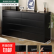 斗柜五斗柜臥室抽屜柜床尾收納置物柜客廳靠墻黑色感儲物柜子 【雙排八抽】黑120-40-104CM