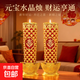 水晶蠟燭燈防風(fēng)供奉酥油燈無(wú)煙斗燭家用供佛拜神龍鳳元寶蠟燭擺件 元寶水晶燭-可燃20H/對