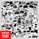 【大合集】363張黑白動(dòng)漫貼紙ins高顏值人物周邊裝飾筆記手賬貼畫(huà) 62張黑白名偵探柯南貼紙 無(wú)規格