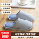 棉拖鞋女居家居室內春秋家用月子保暖防滑厚底男士拖鞋棉拖四季 藍色 42-43【平時(shí)適合41-42】