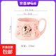 迪士尼情侶馬克杯可愛(ài)卡通禮物輕奢徽章杯高顏值女生水杯子 米妮描金徽章杯 370ML 1個(gè)