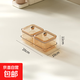 輕奢分格水果盤(pán)糖果盒零食茶點(diǎn)干果盤(pán)KTV擺臺客廳高顏值收納年貨 (琥珀色)2格帶蓋+托盤(pán)輕奢分格水果盤(pán)干果糖果盒 1層