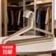 加粗成人衣架子浸塑家用無(wú)痕晾衣服架42.5cm學(xué)生宿舍衣?lián)我路旒?【蓮花白】1716 20支