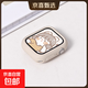 適用applewatch硅膠保護殼S11邊框殼iwatchS10/se代半包軟殼硬殼41mm/45mm蘋(píng)果手表表帶防摔 半包軟殼-星光色 iwatch4/5/6/se【40mm表盤(pán)】