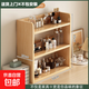 簡(jiǎn)易書(shū)架桌面置物架多層組合小型書(shū)柜家用化妝品收納儲物展示架子 【三層款】田園橡木色50*20*65cm 組裝