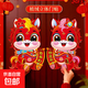 2026馬年春節馬年新年裝飾元旦掛飾過(guò)年掛件拉花布置喜財字掛飾新年過(guò)年家用室內門(mén)掛 新年門(mén)貼1對 2個(gè)