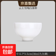 茶杯陶瓷家用功夫茶具喝茶客杯主個(gè)人羊脂玉白瓷小杯子單個(gè)品茗杯 云上雪茶杯6只裝