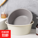 奶油風(fēng)大臉盆實(shí)色特厚耐用塑料洗臉盆學(xué)生宿舍大盆洗衣服盆洗腳盆 隨機顏色【活動(dòng)款】單個(gè)裝 小小號25