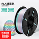 【京東快遞】3D打印耗材PLA彩虹糖果色高速打印1.75mm排線(xiàn)整齊高韌性環(huán)保材料1kg PLA絲綢【糖果色】 1KG