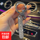防丟號碼牌汽車(chē)鑰匙扣鑲鉆電話(huà)手機男士女環(huán)鏈鑰匙鏈掛飾車(chē)用車(chē)載 銀色【星鉆扣+號碼牌】