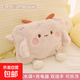?國標防爆?可愛(ài)毛絨電熱水袋充電卡通暖手寶熱敷生日禮物女生 奶白咩咩【仿兔絨-智能斷電+國標防爆】 27*30