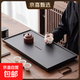 整塊仿烏金石茶盤(pán)家用簡(jiǎn)約石頭托盤(pán)功夫茶具茶海石材大號茶臺 仿烏金茶盤(pán)60CM*30CM 長(cháng)方形